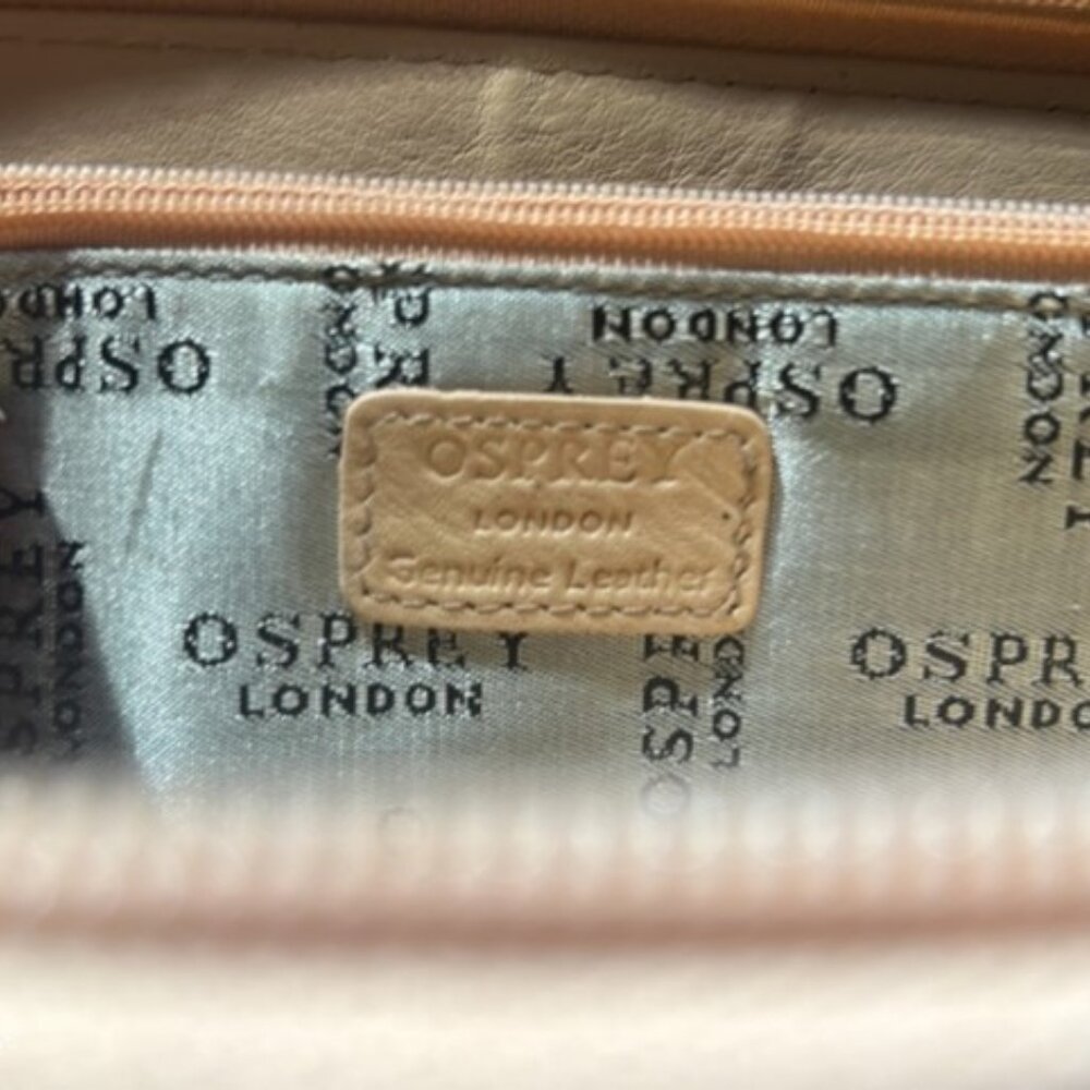 Osprey London beige continental leather wallet - Picture 9 of 9